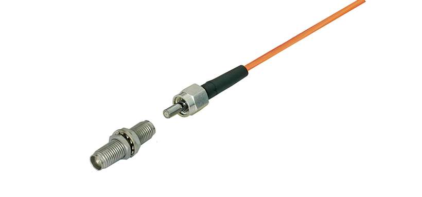 F-SMA multimode fiber optic connector